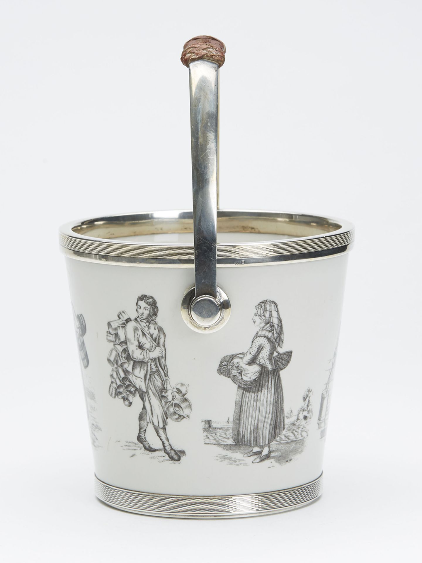 Scandinavian Silver Mounted Figural Ice Bucket - Image 3 of 11