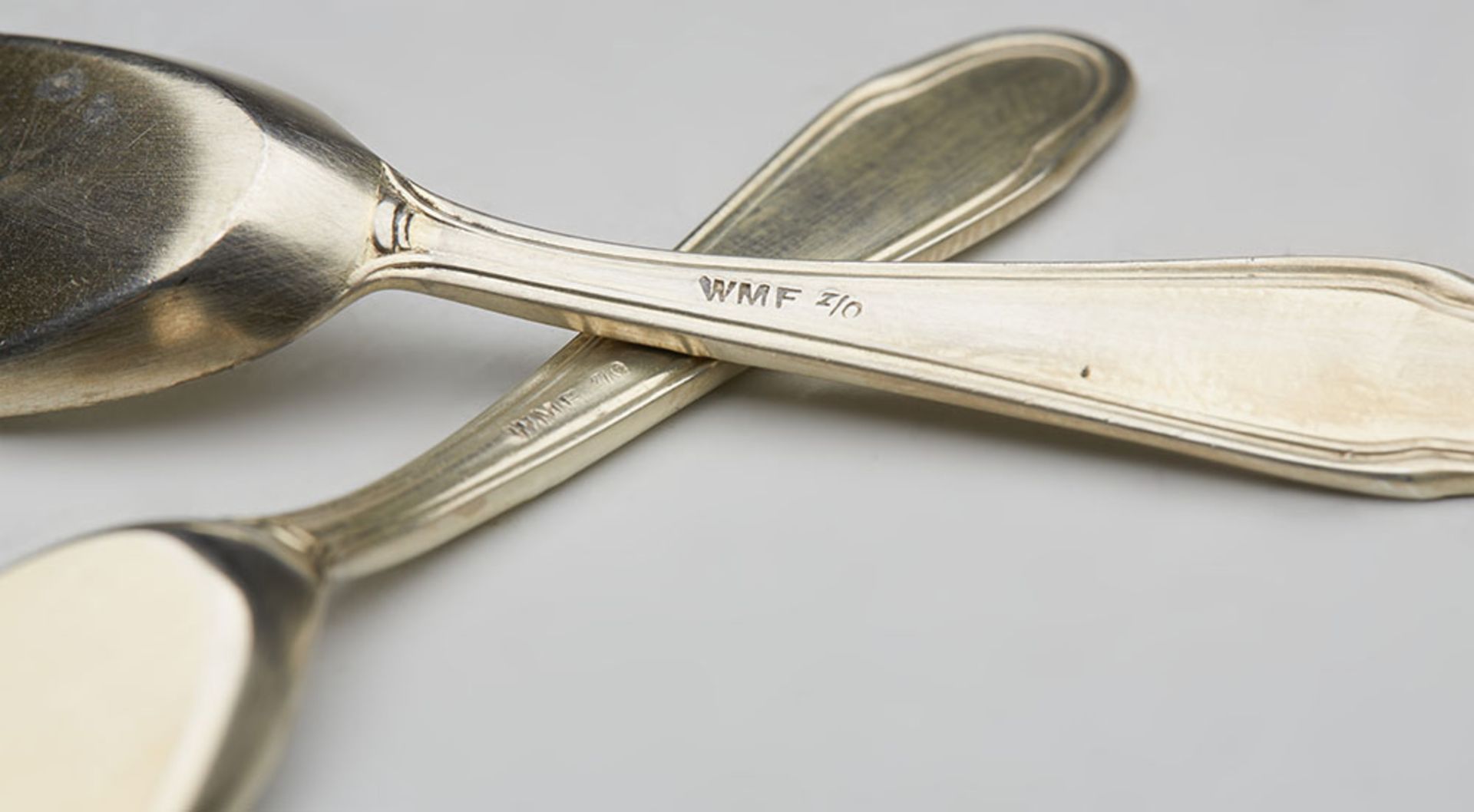 Secessionist German Wmf Twin Handled Silver Plated Salt C.1905 - Image 9 of 11