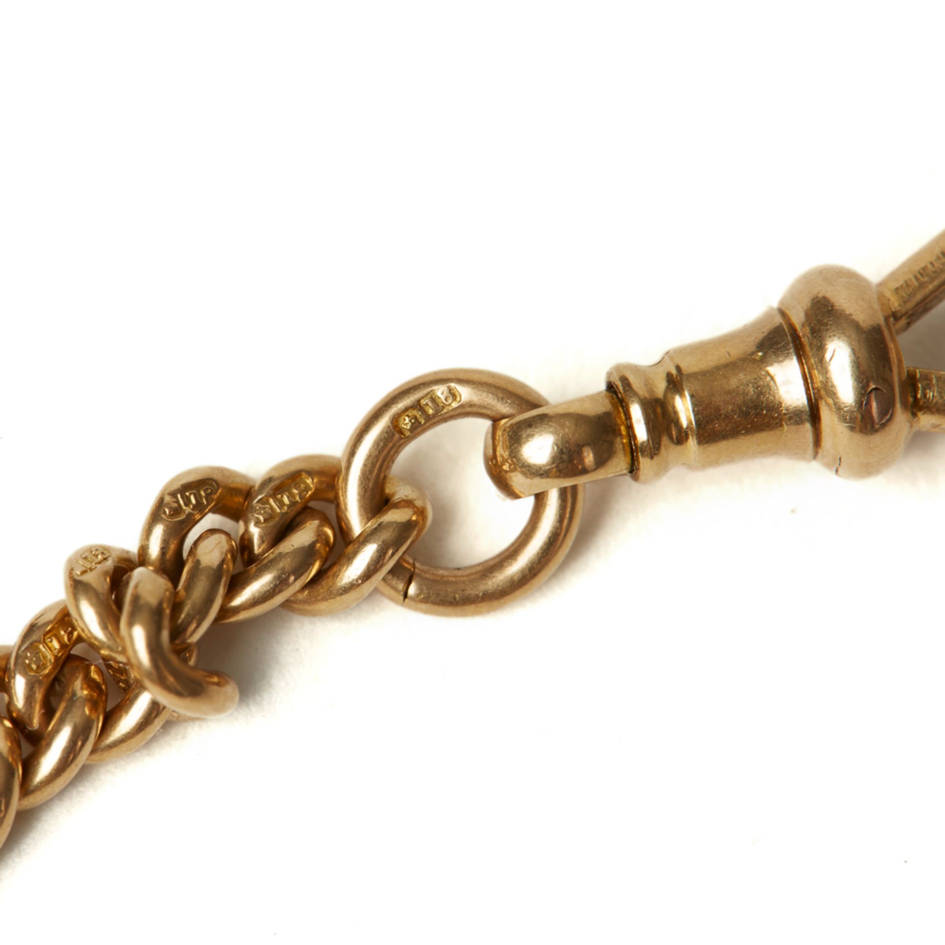 Antique Heavy 18Ct Gold Albert Watch Chain & Fob - Image 10 of 10