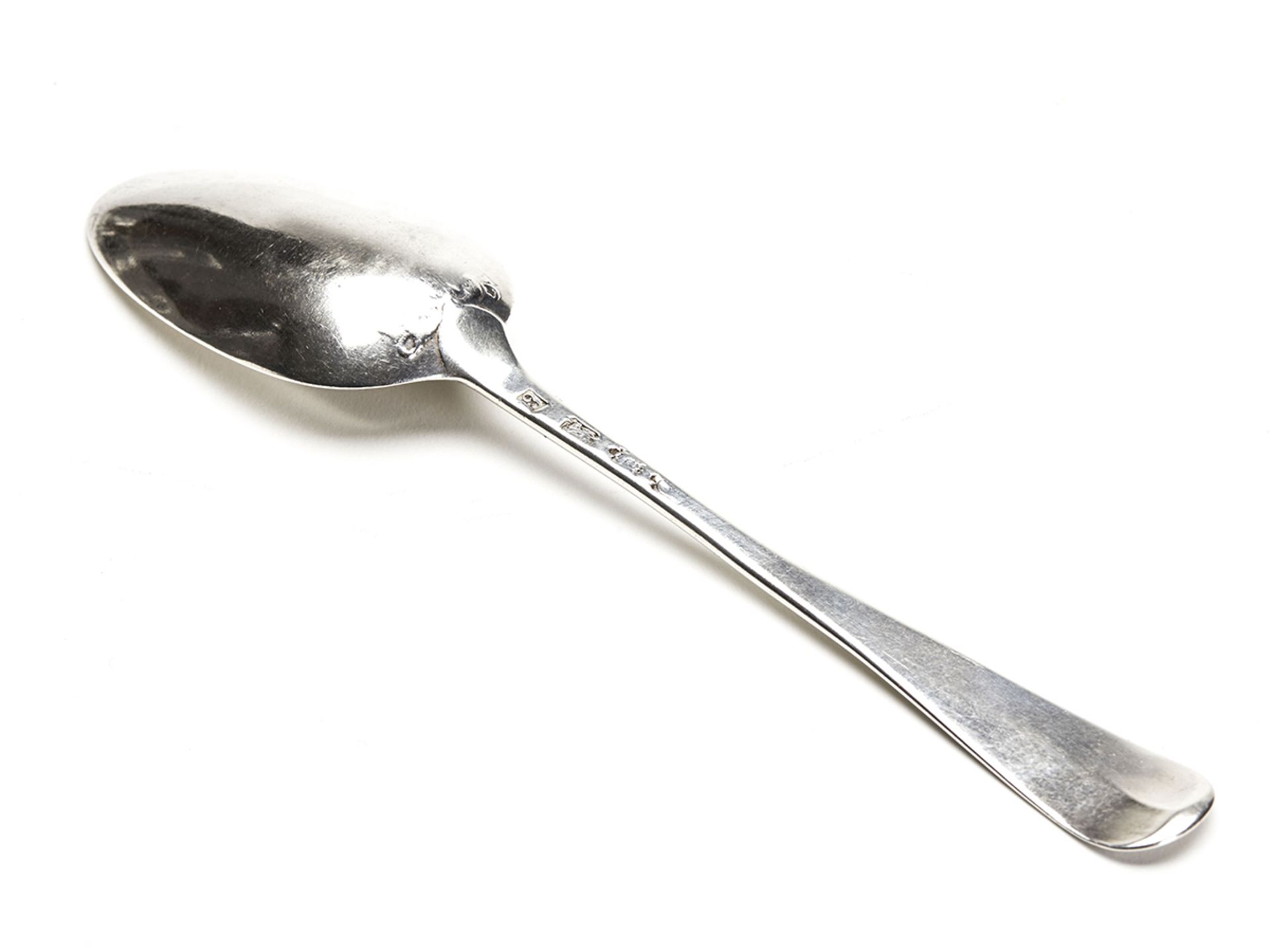 George Ii Silver Spoon Ebenezer Coker London C.1750 - Image 2 of 5