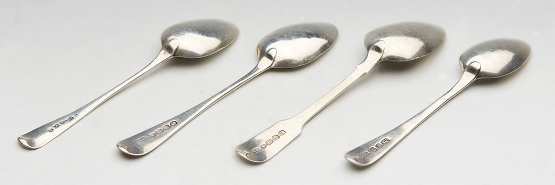 Fine Collection Georgian & William Iv Silver Teaspoons 1793 - 1827 - Image 7 of 7