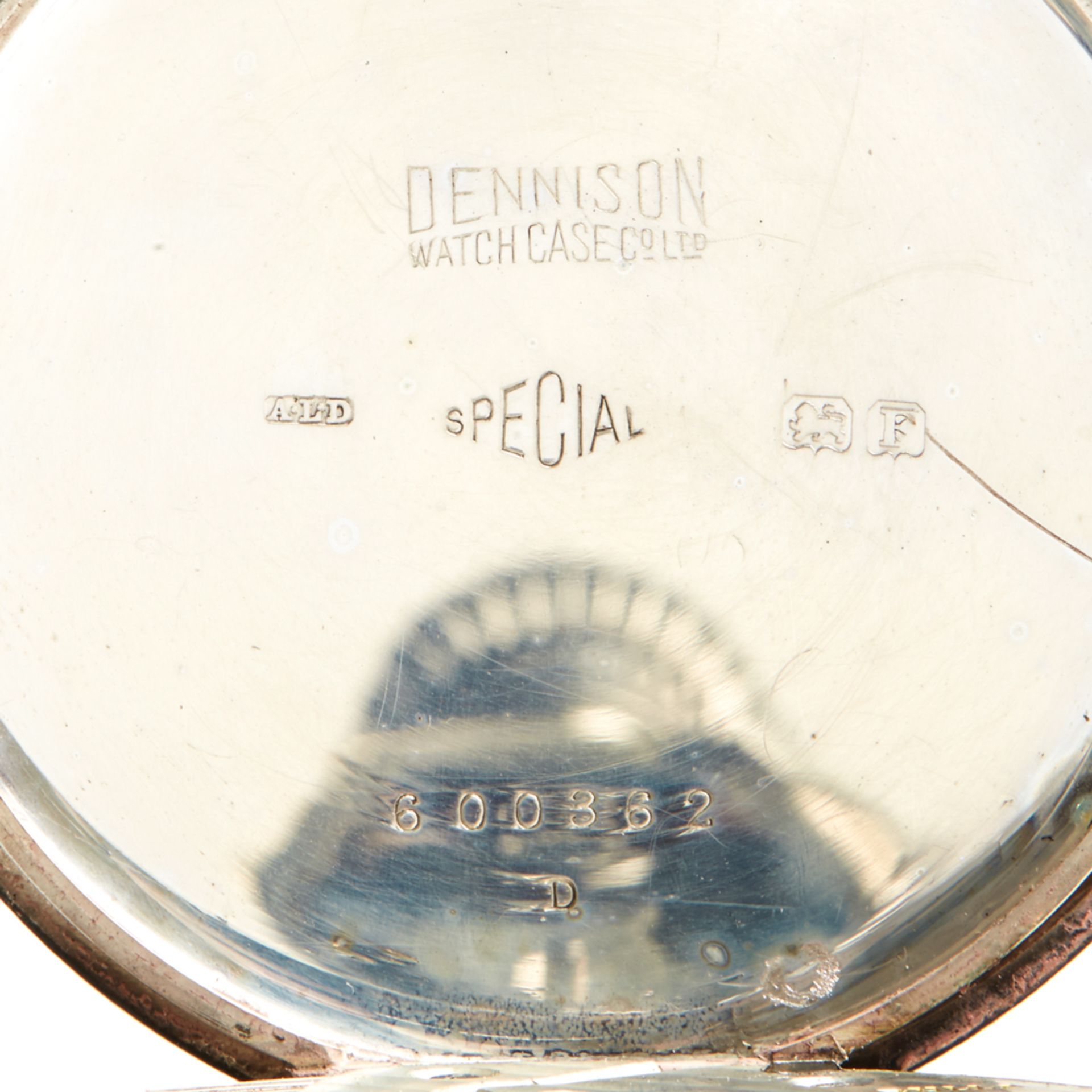 Vintage Swiss Bulla Denison Case Silver Pocket Watch C.1930 - Image 7 of 11