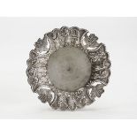 Antique Indian/Asian Silver Figural Dish Or Stand 19C.