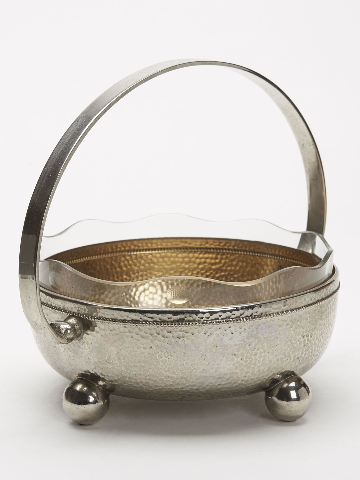 Art Nouveau Wmf Silver Plated Handled Bowl Early 20Th C. - Image 3 of 8