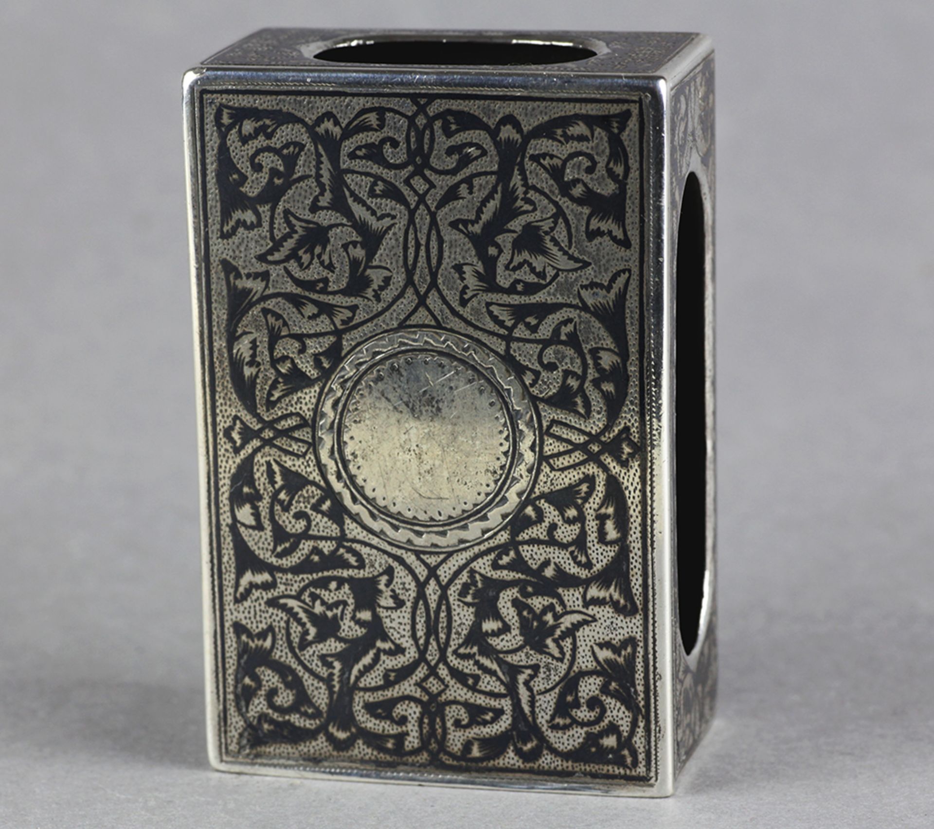 Russian Silver Match Box Cover 1890