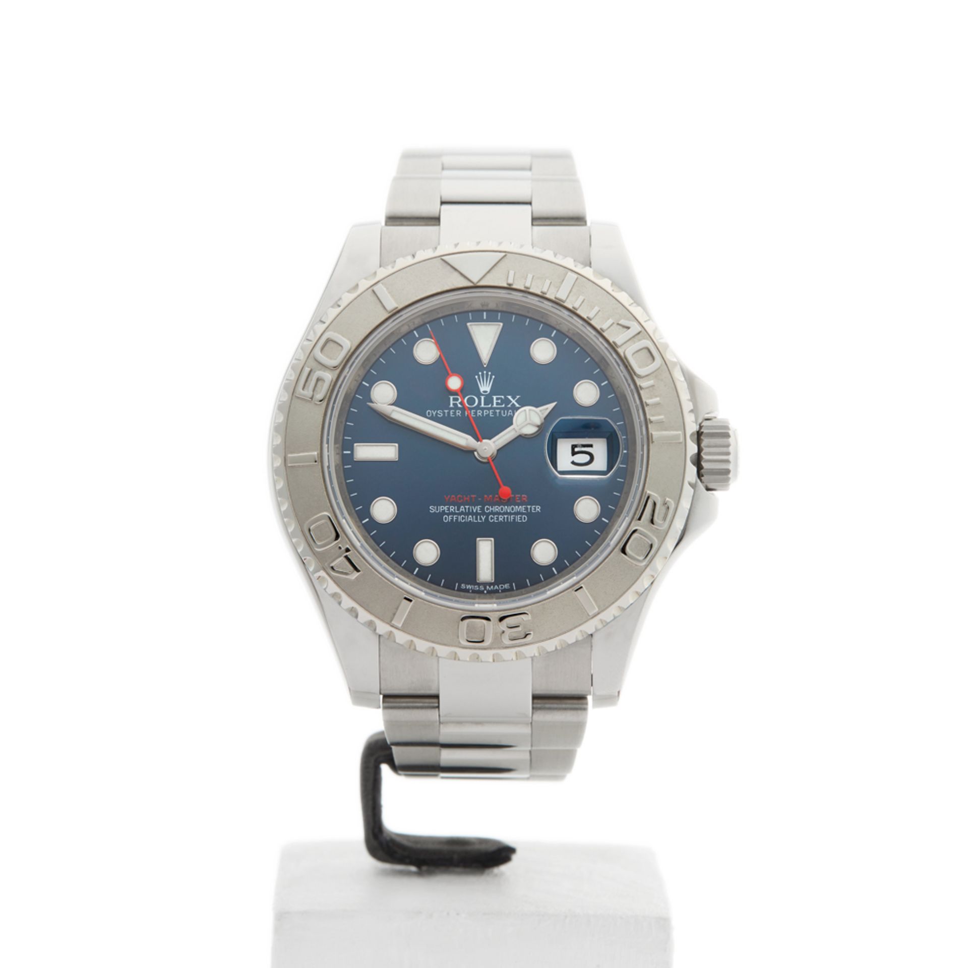 Rolex Yacht-Master Rolesium 40mm Stainless Steel & Platinum 116622 - Image 2 of 14