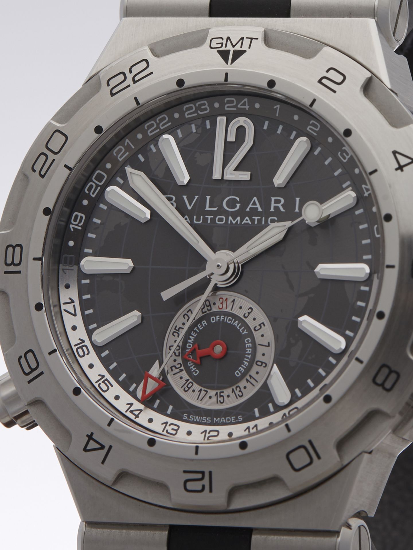 Bulgari Diagono GMT 42mm Stainless Steel DP 42 S GMT - Image 3 of 9