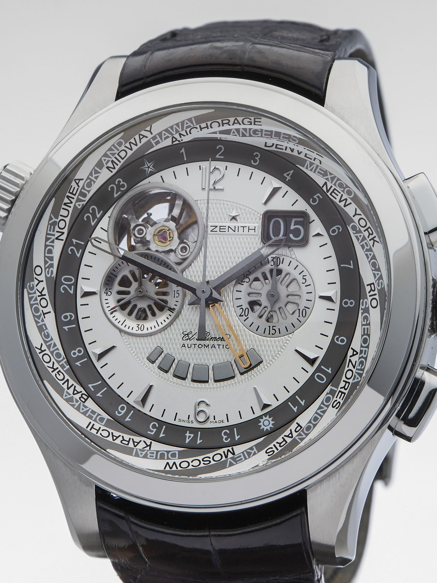 Zenith El Primero Grande Class Multicity 46mm Stainless Steel 03 0520 4037 - Image 4 of 17