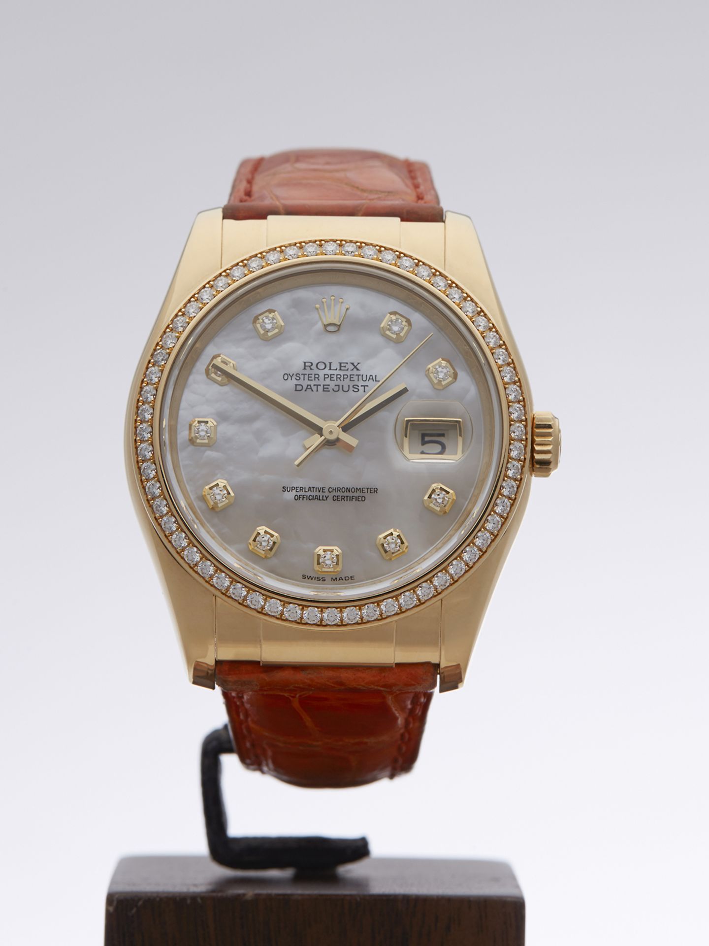 Rolex Datejust 36mm 18k Yellow Gold 116188 - Image 2 of 17
