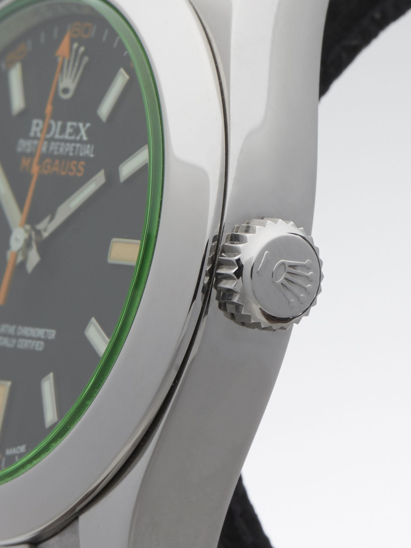 Rolex Milgauss Green Glass 40mm Stainless Steel 116400GV - Image 4 of 9