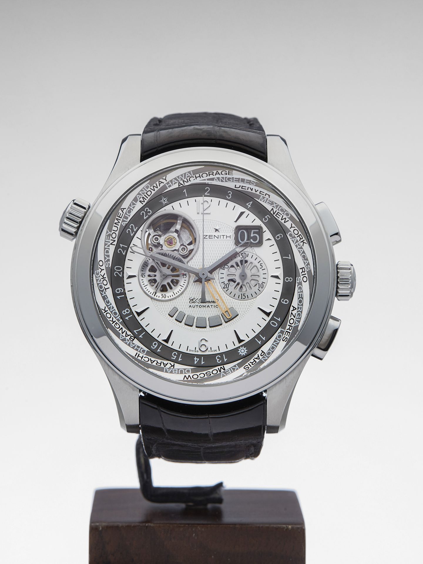 Zenith El Primero Grande Class Multicity 46mm Stainless Steel 03 0520 4037 - Image 2 of 17