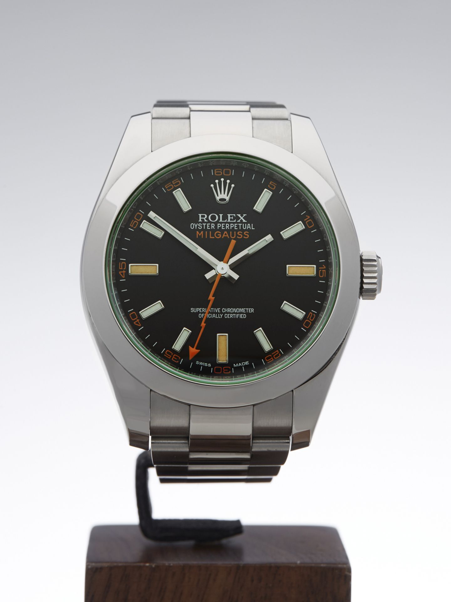 Rolex Milgauss Green Glass 40mm Stainless Steel 116400GV - Image 2 of 9