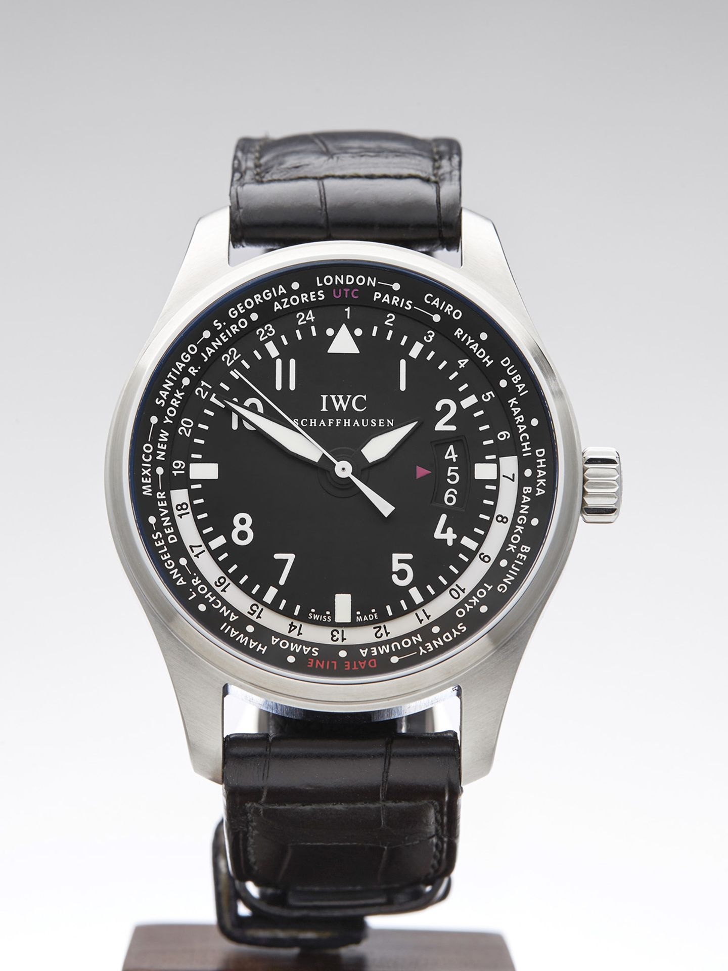 IWC Pilot's WorldTimer GMT 45mm Stainless Steel IW326201 - Image 2 of 8