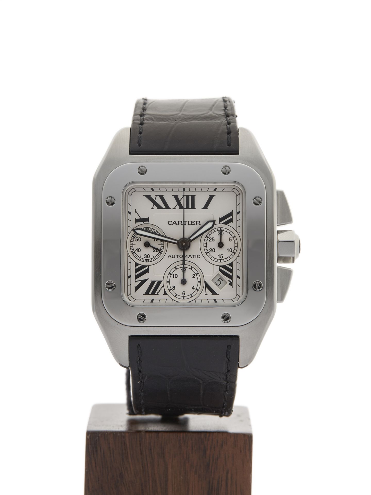 Cartier Santos 100 XL Chronograph 41mm Stainless Steel 2740 or W20090X8 - Image 2 of 9