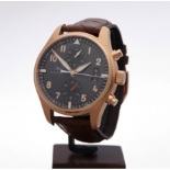 IWC Pilot's Chronograph Spitfire 43mm 18k Rose Gold IW387803