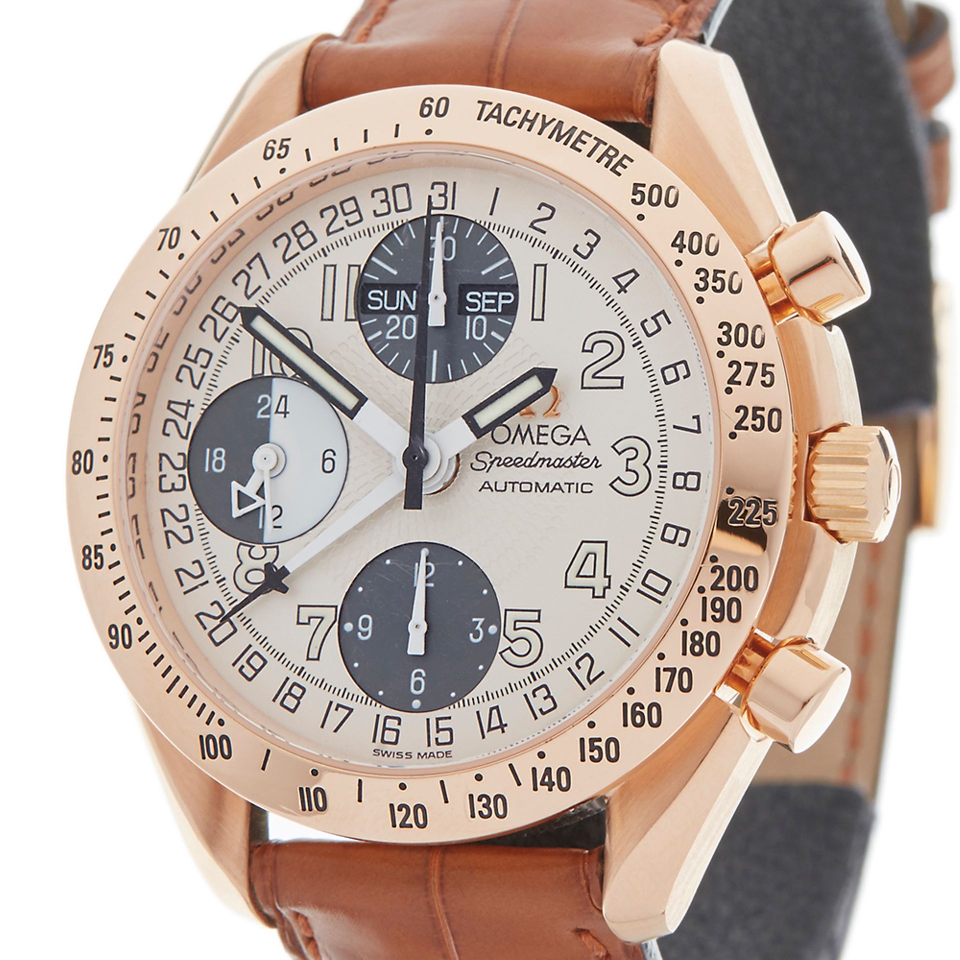 Omega Speedmaster 39mm 18k Rose Gold 1750084 - Image 3 of 9