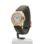 Cartier Ballon Bleu 28mm 18k Yellow Gold 3006 or W6900156