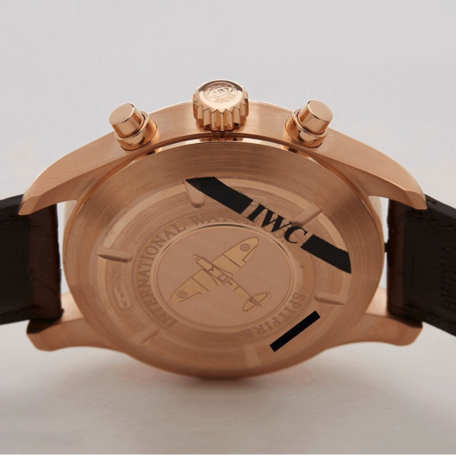 IWC Pilot's Chronograph Spitfire 43mm 18k Rose Gold IW387803 - Image 8 of 9
