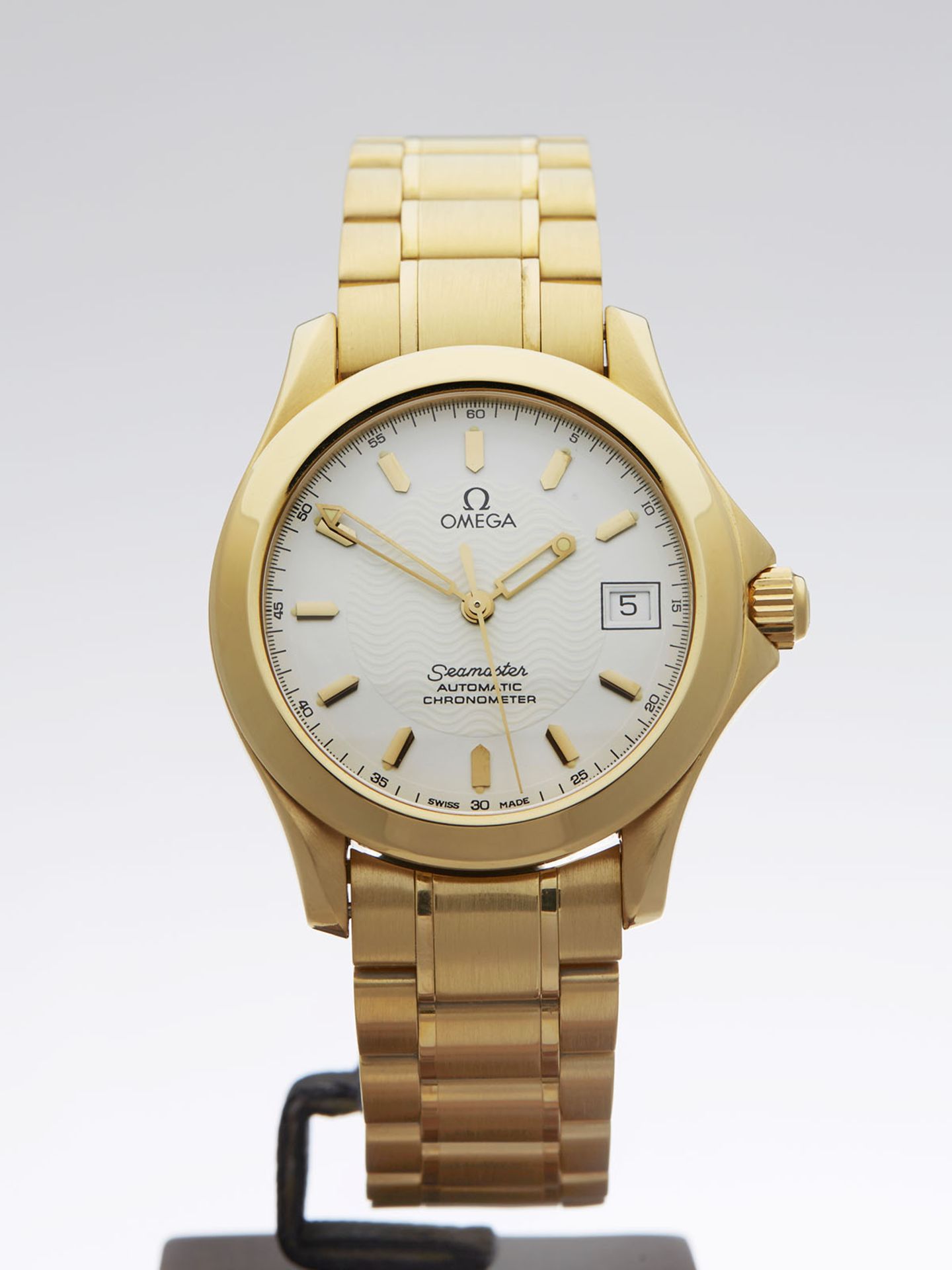 Omega Seamaster Chronometer 36mm 18k Yellow Gold 2101.21.00 - Image 2 of 9