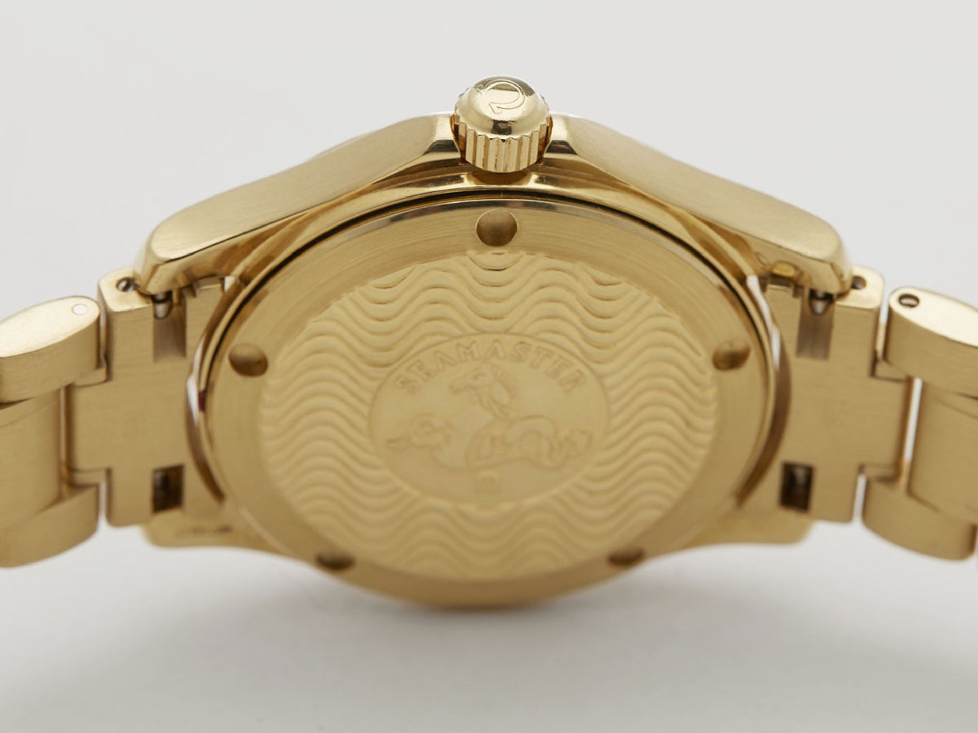 Omega Seamaster Chronometer 36mm 18k Yellow Gold 2101.21.00 - Image 9 of 9