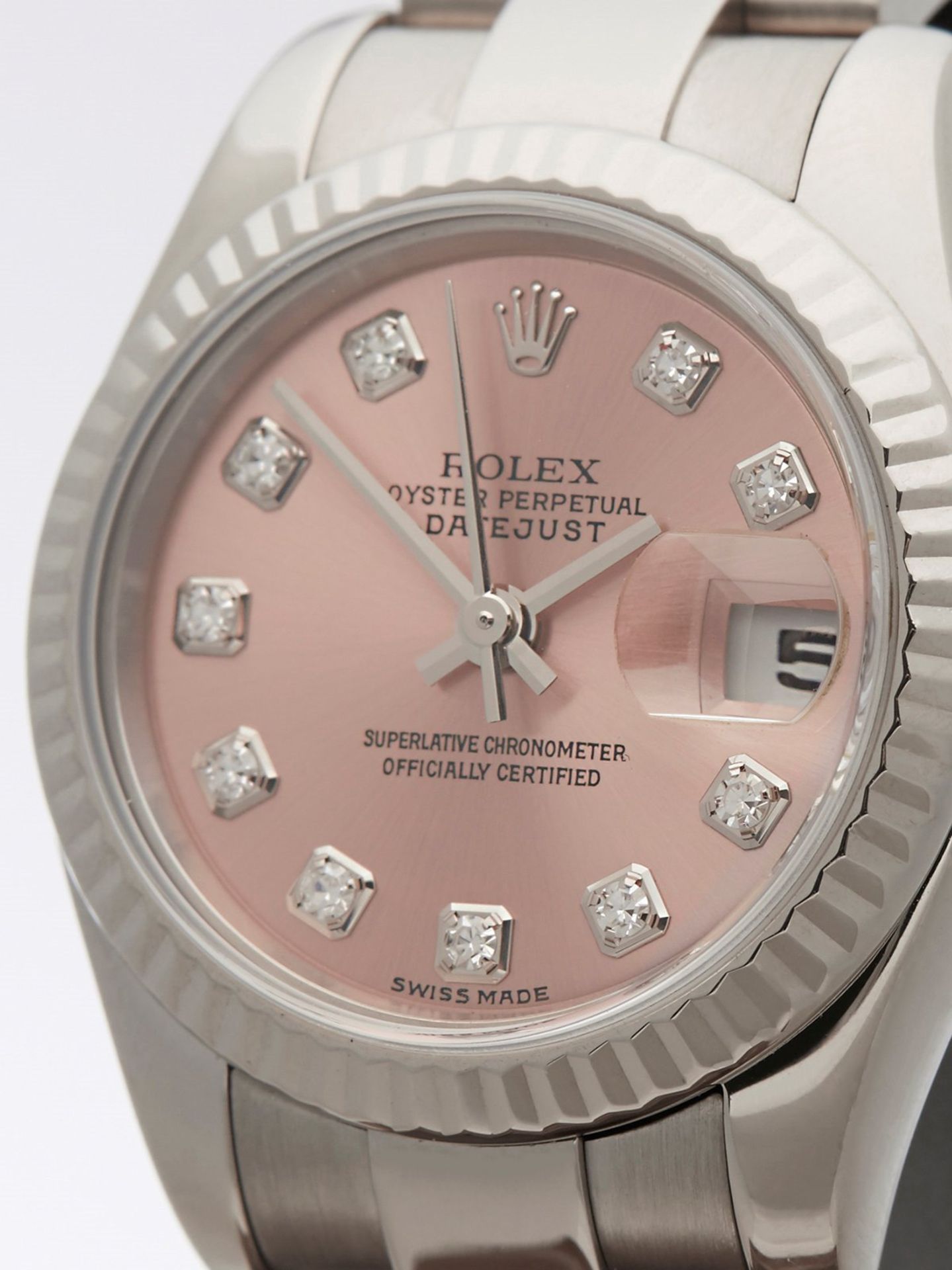 Rolex Datejust 26mm 18k White Gold 179179 - Image 3 of 9