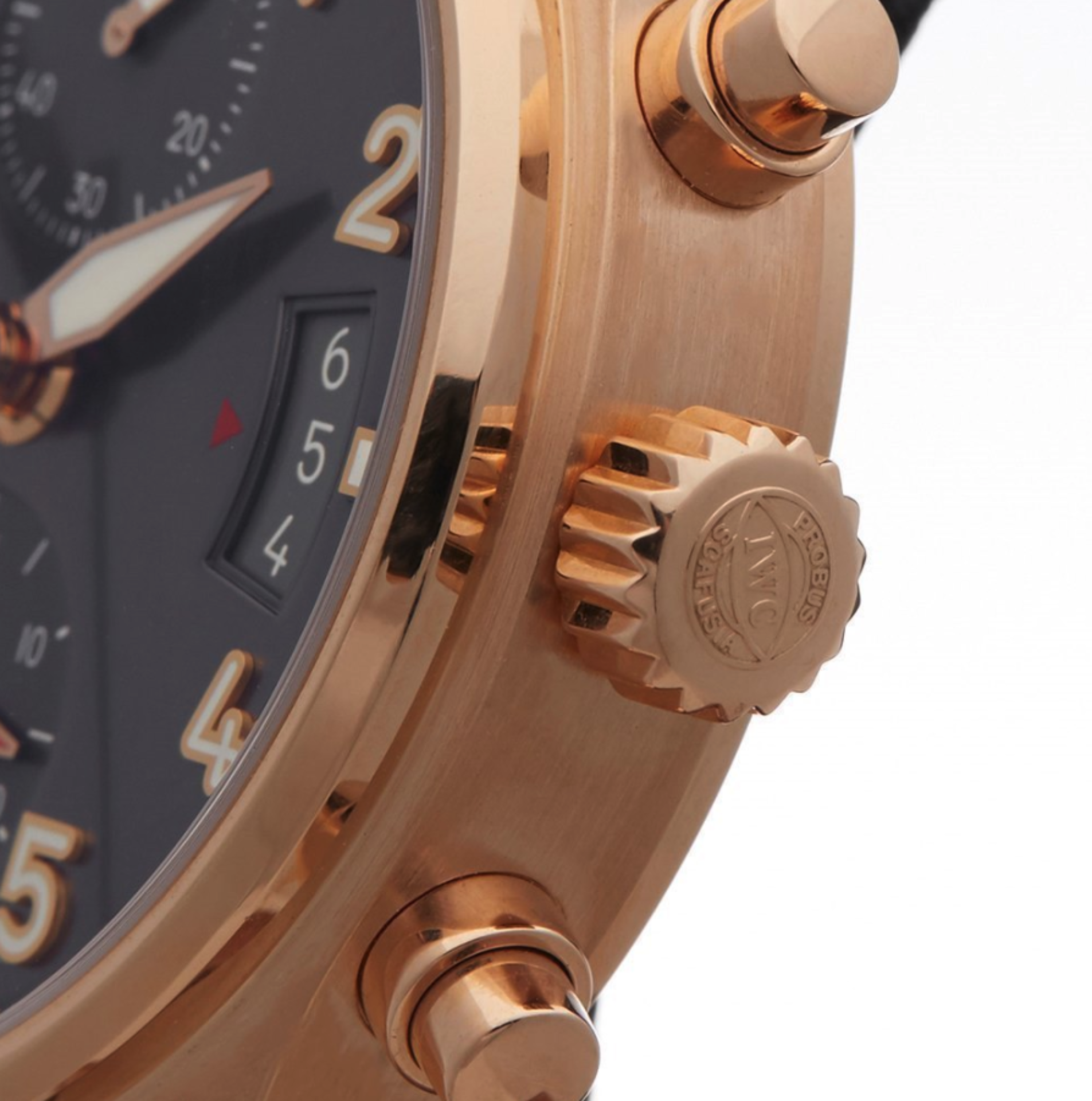 IWC Pilot's Chronograph Spitfire 43mm 18k Rose Gold IW387803 - Image 3 of 9