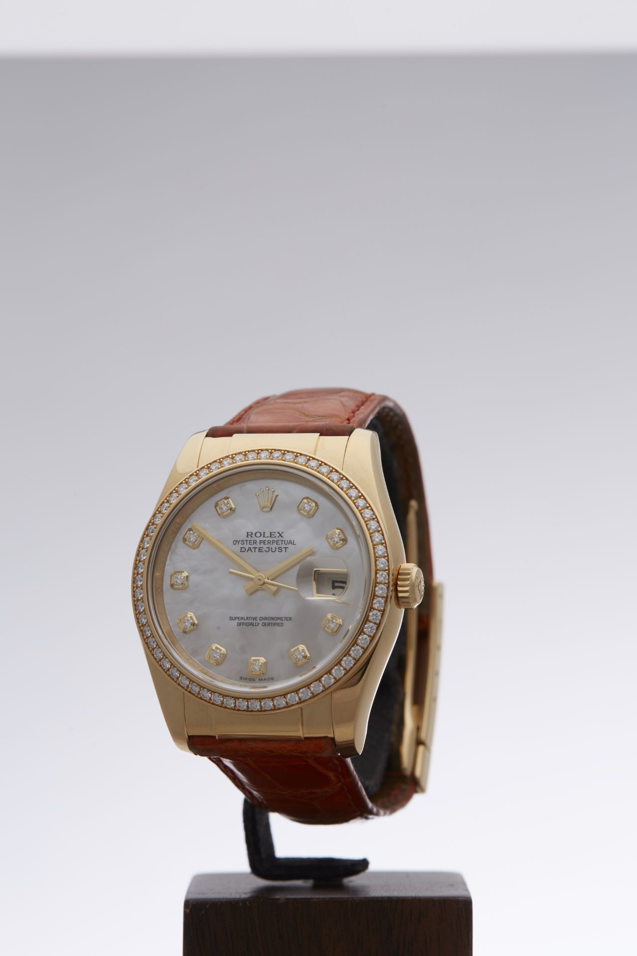 Rolex Datejust 36mm 18k Yellow Gold 116188 - Image 8 of 17