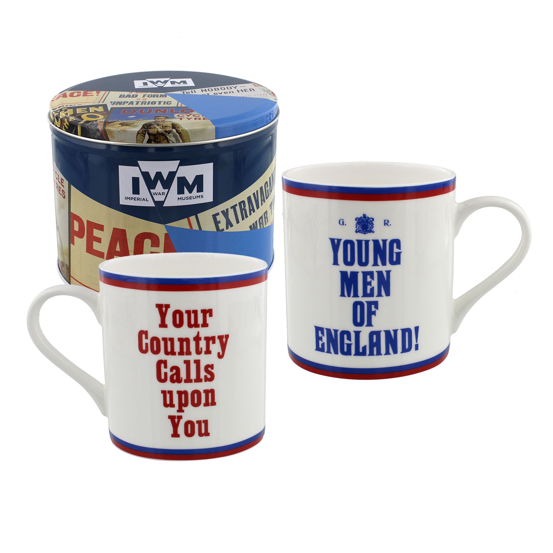 696x Ceramic Mugs 'Young Men of England! Your Country...' - Part of Imperial War Museum Collection