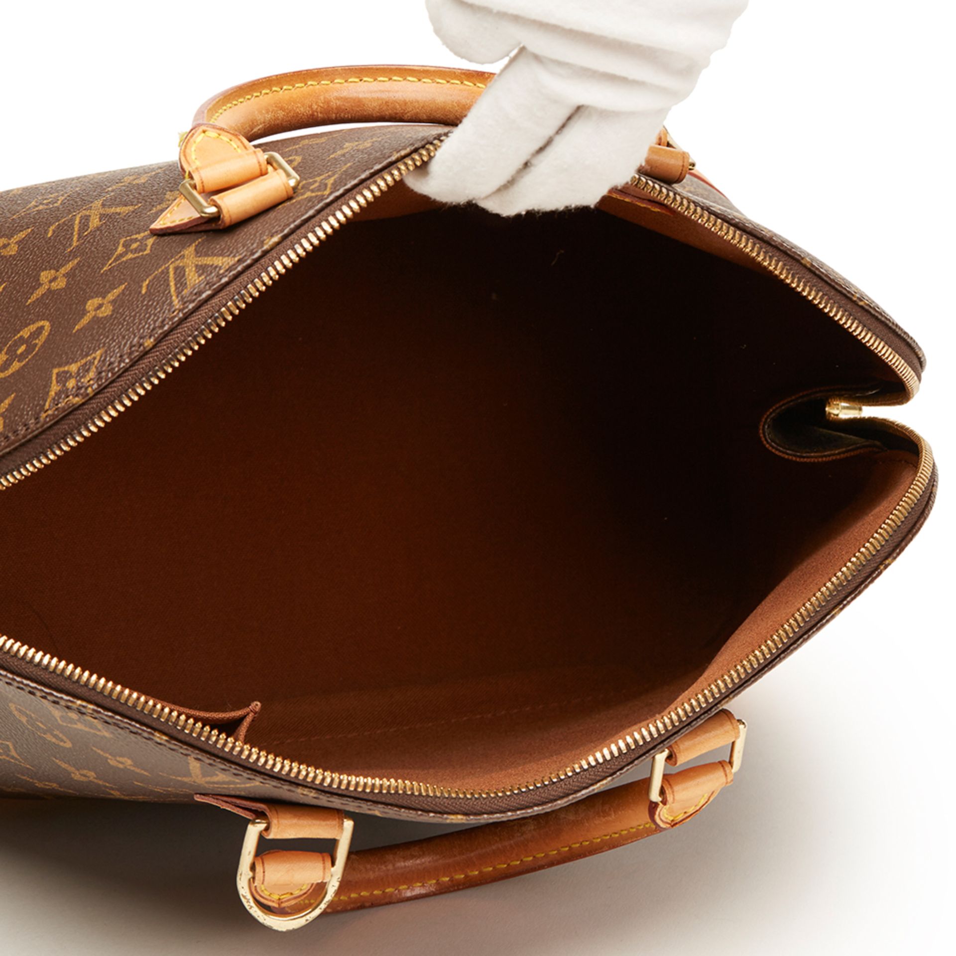 Louis Vuitton Brown Coated Monogram Canvas Alma PM - Image 9 of 10