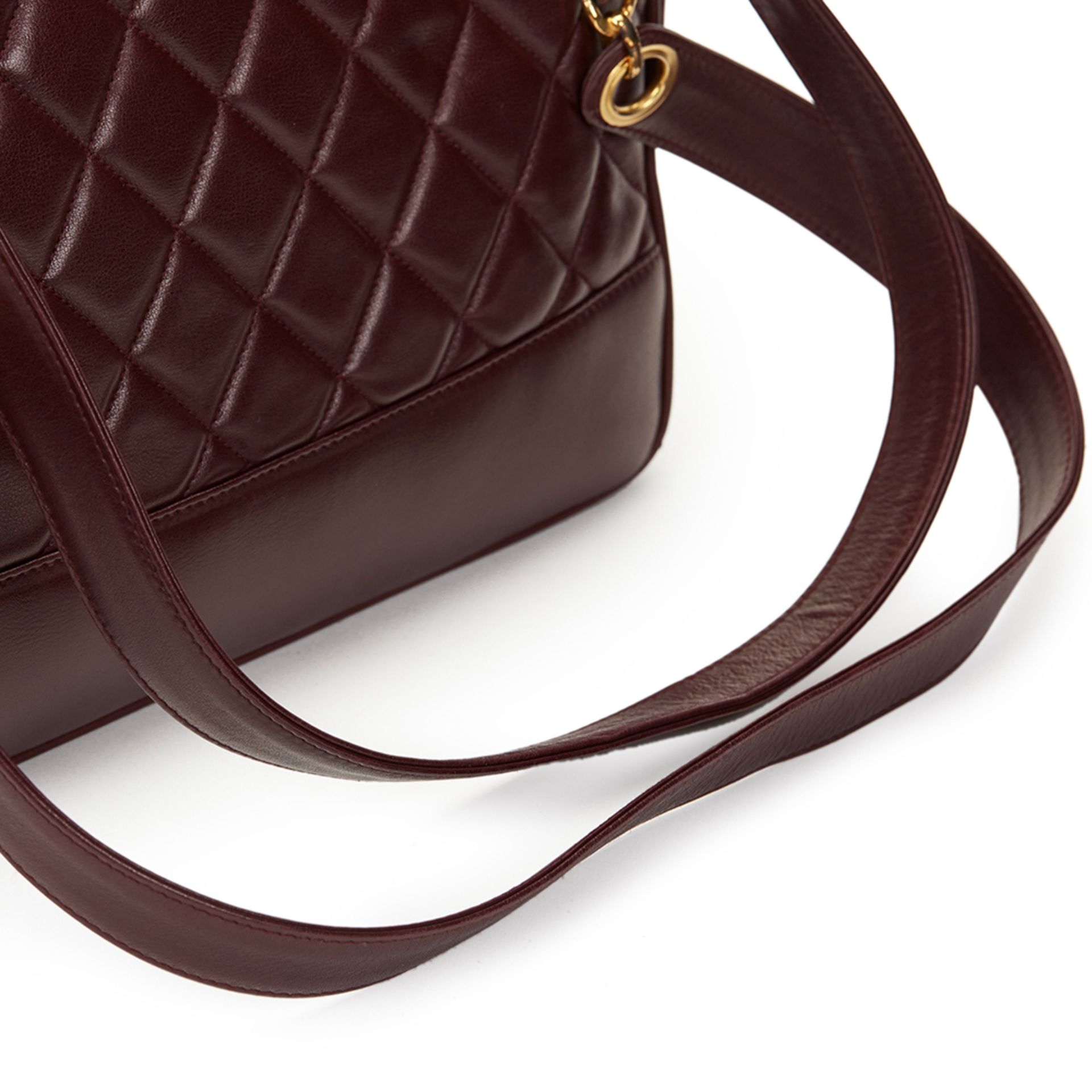 Chanel Plum Quilted Lambskin Vintage Timeless Shoulder Bag - Image 8 of 19
