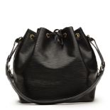 Louis Vuitton Black Epi Leather Vintage Petit Noe