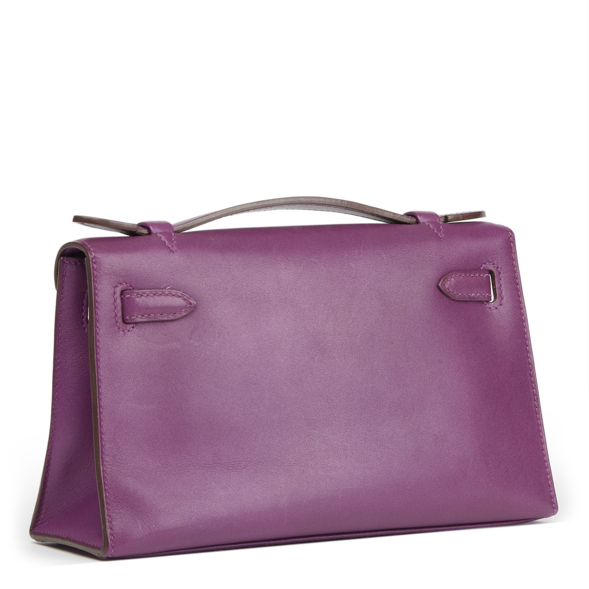 Hermes Anemone Swift Leather Kelly Pochette - Image 4 of 13