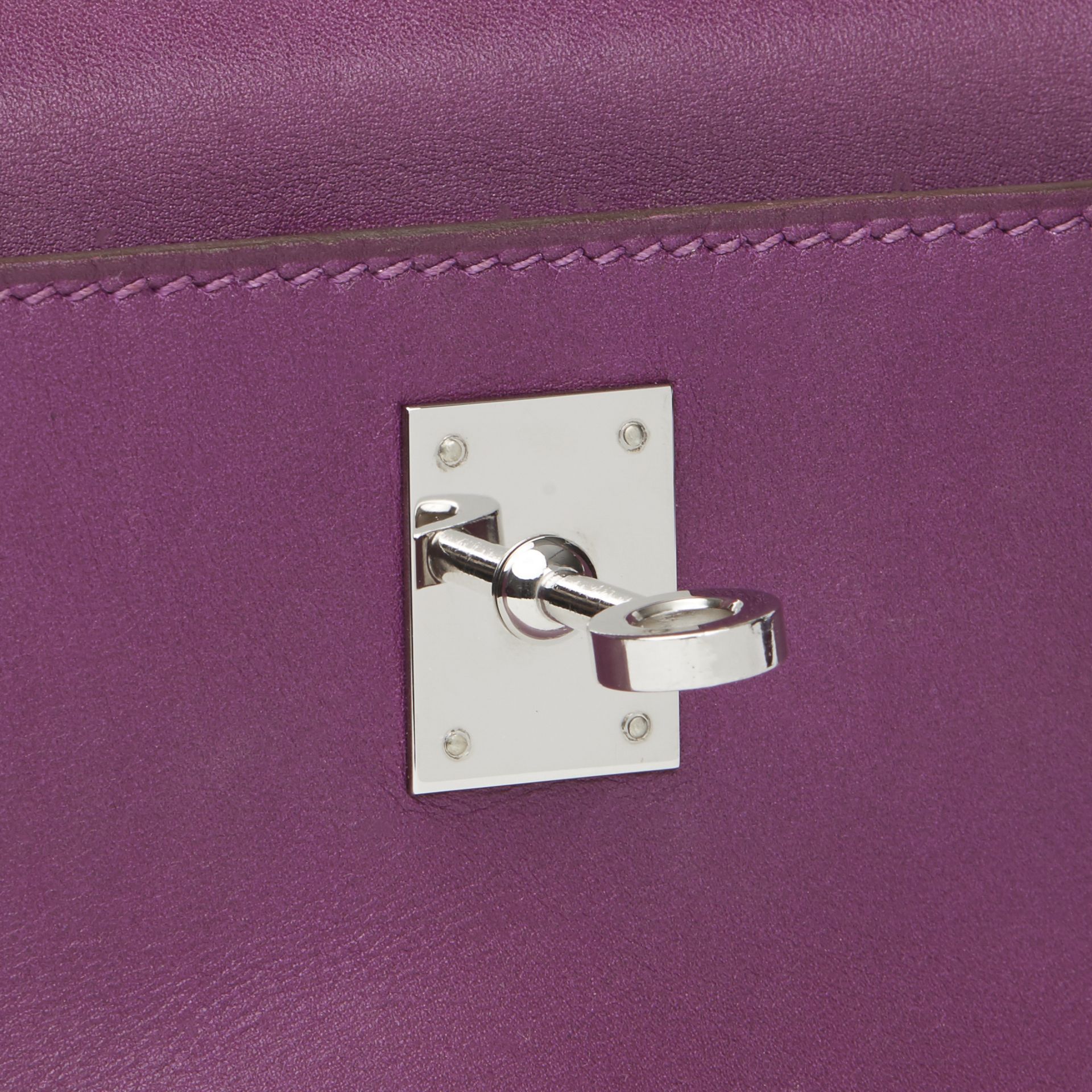 Hermes Anemone Swift Leather Kelly Pochette - Image 7 of 13