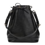 Louis Vuitton Black Epi Leather Vintage Noe