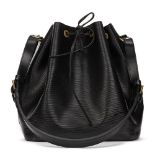 Louis Vuitton Black Epi Leather Vintage Petit Noe