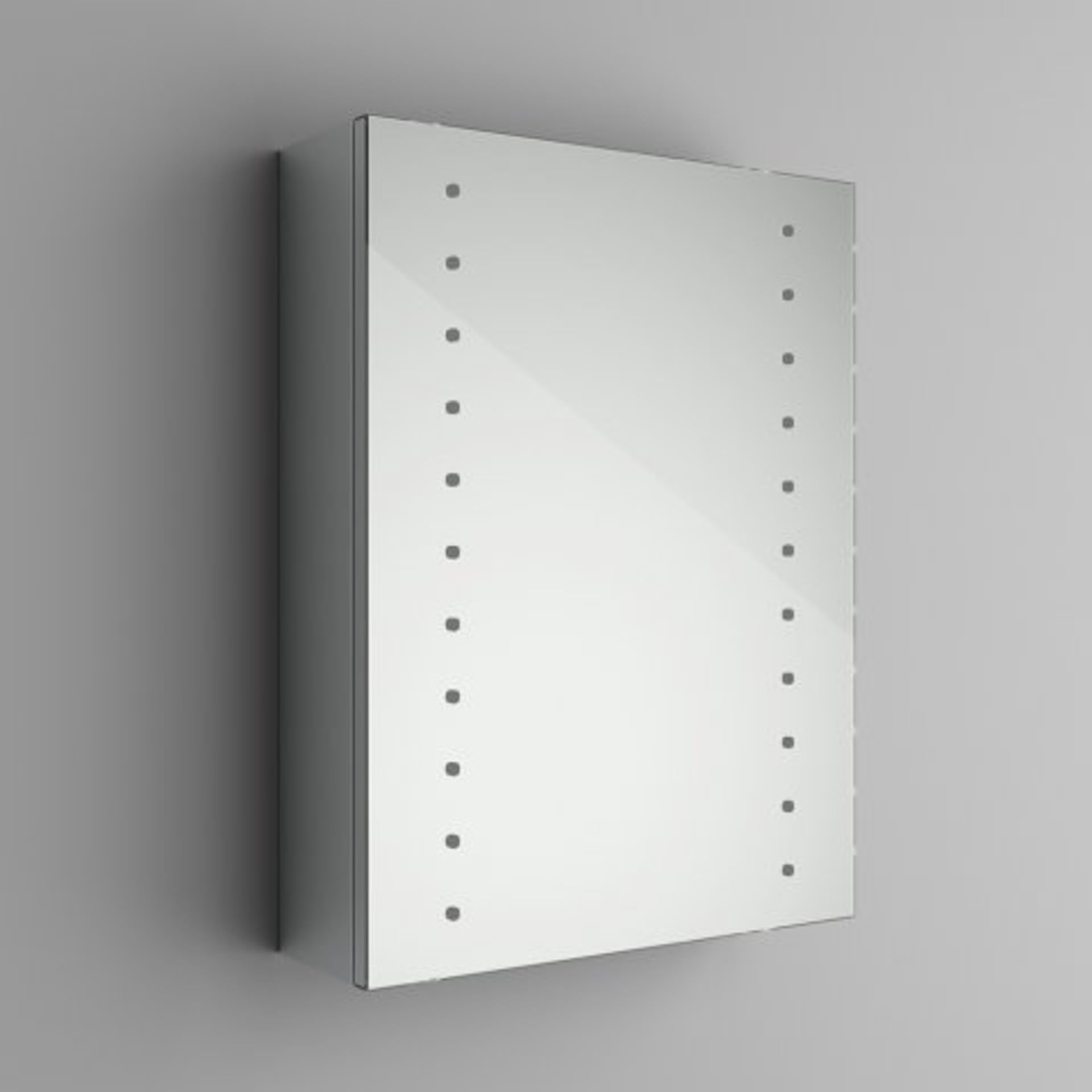 (L10) 450x600mm Galactic Illuminated LED Mirror Cabinet & Shaver Socket RRP £399.99. LED Power The - Image 10 of 11