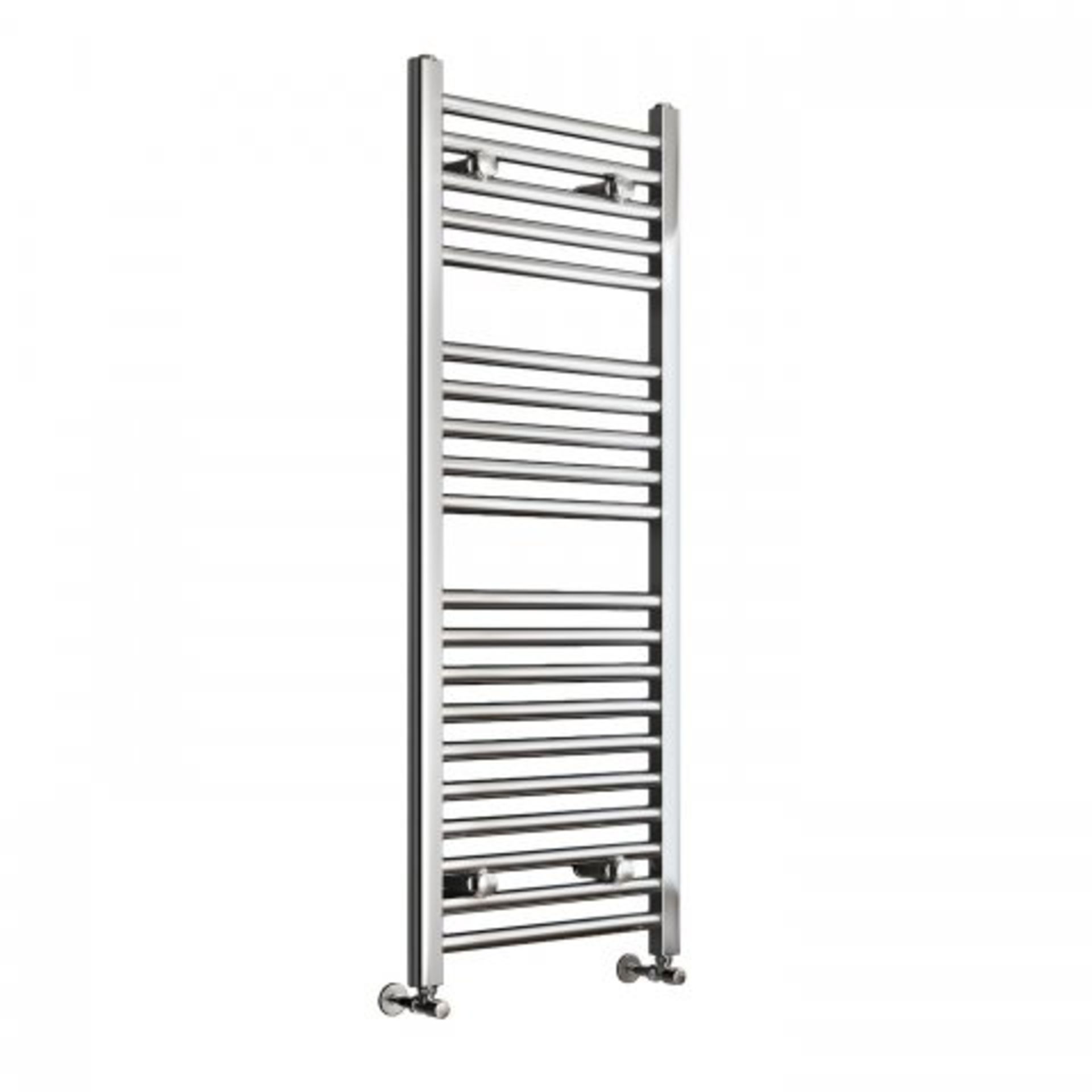 (L44) 1200x450mm - 25mm Tubes - Chrome Heated Straight Rail Ladder Towel Radiator Benefit from the - Image 3 of 8