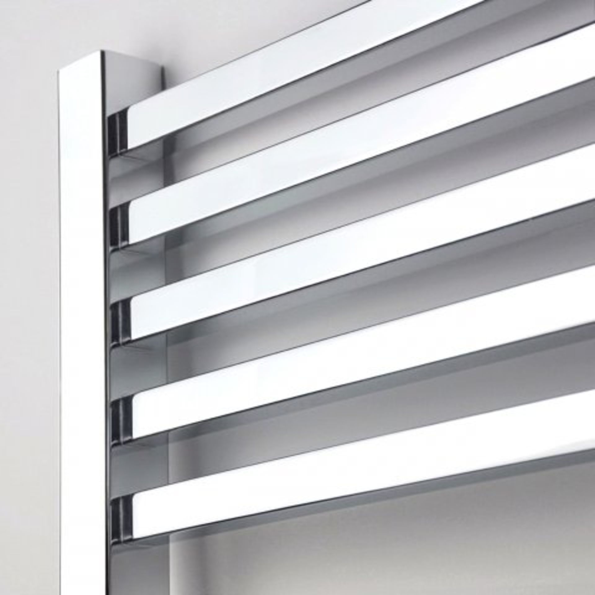 (L4) 1600x600mm Chrome Square Rail Ladder Towel Radiator RRP £332.99 Our Virginia 1600x600mm - Image 8 of 9