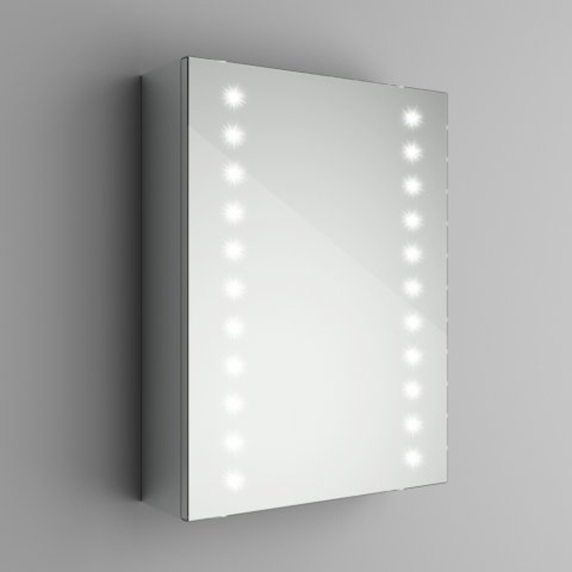 (L10) 450x600mm Galactic Illuminated LED Mirror Cabinet & Shaver Socket RRP £399.99. LED Power The - Image 11 of 11