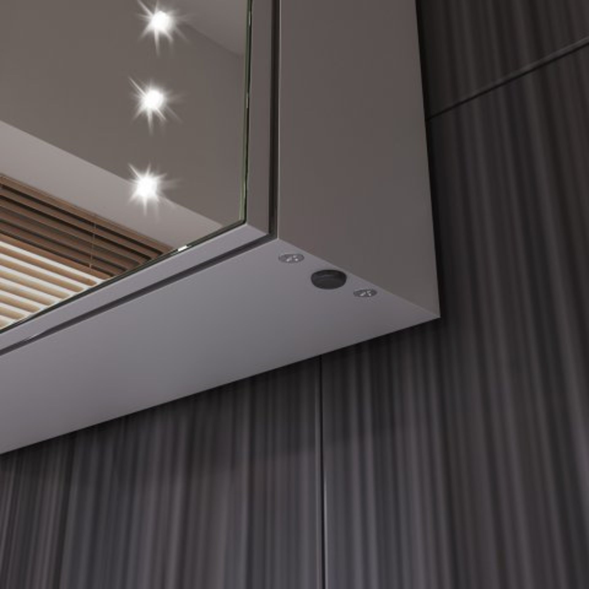 (L10) 450x600mm Galactic Illuminated LED Mirror Cabinet & Shaver Socket RRP £399.99. LED Power The - Image 7 of 11