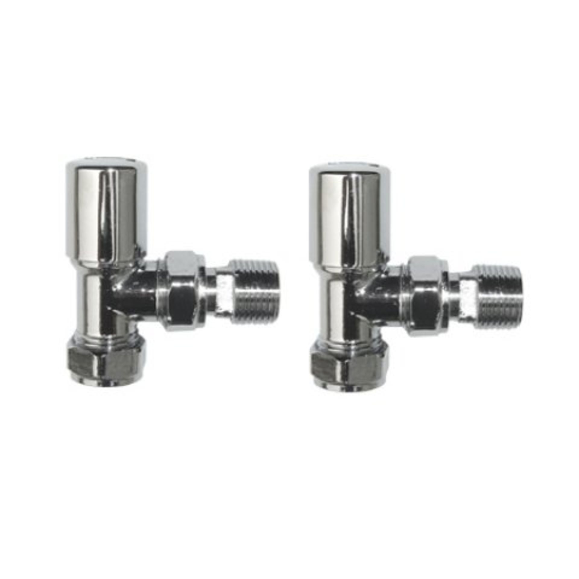 (L27) Standard 15mm Connection Angled Chrome Radiator Valves Made of solid brass, our Angled