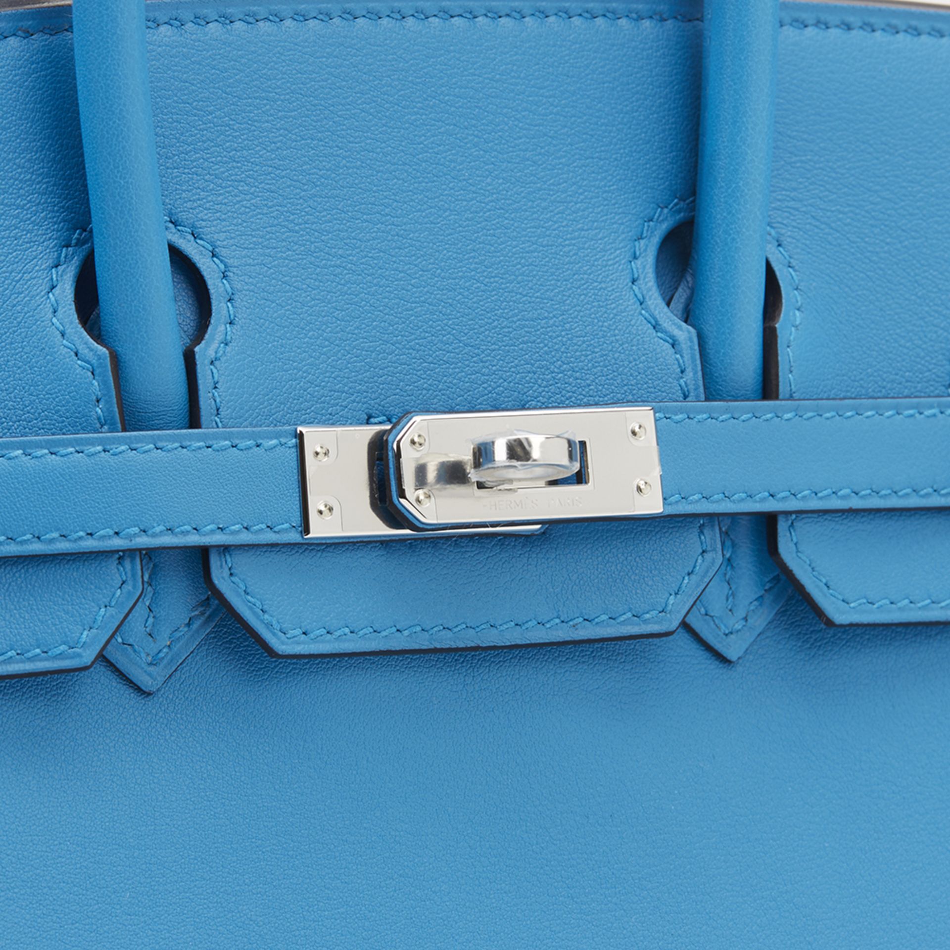 Blue Zanzibar Swift Leather Birkin 25cm - Image 3 of 10