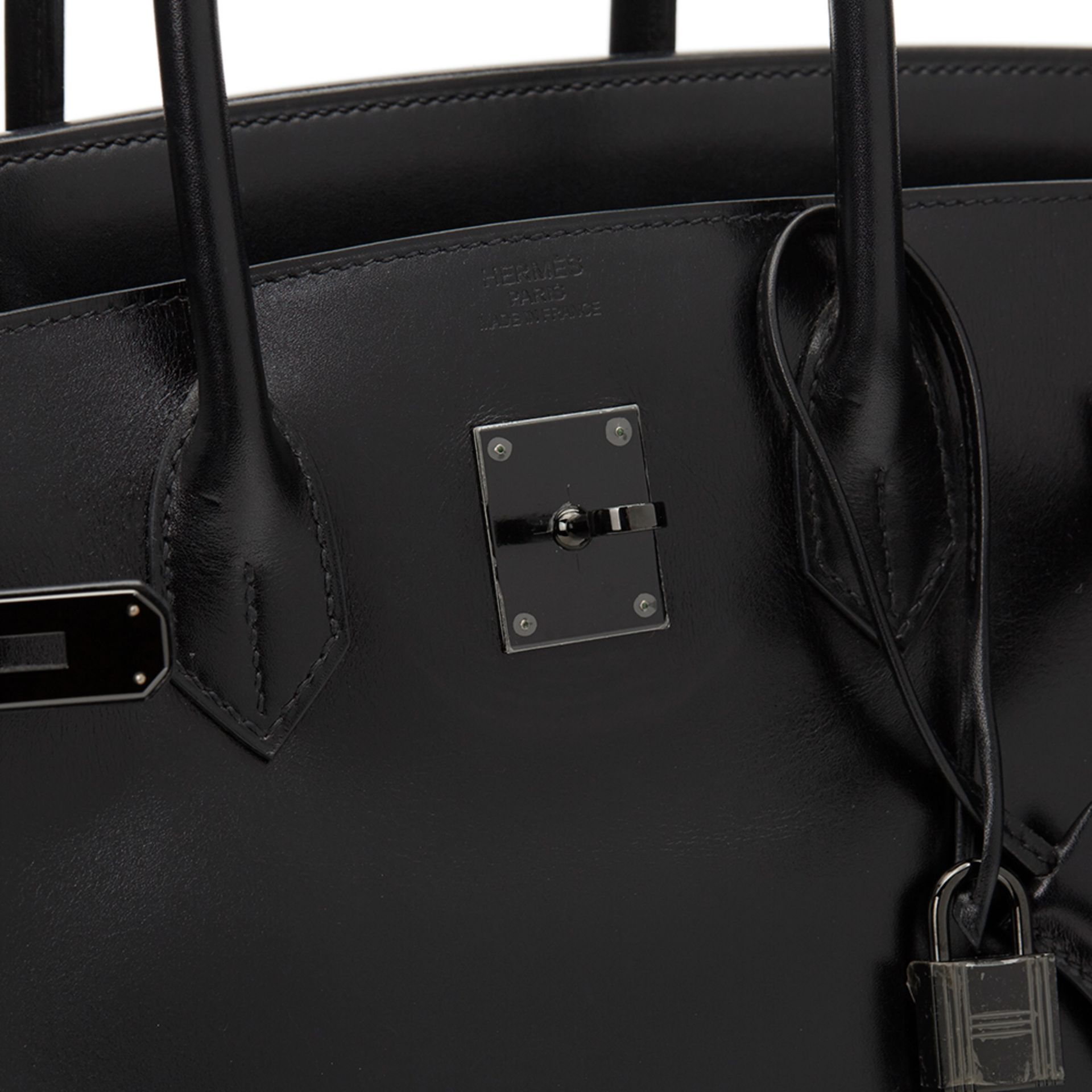 Black Box Calf Leather SO Black Birkin 35cm - Image 7 of 12