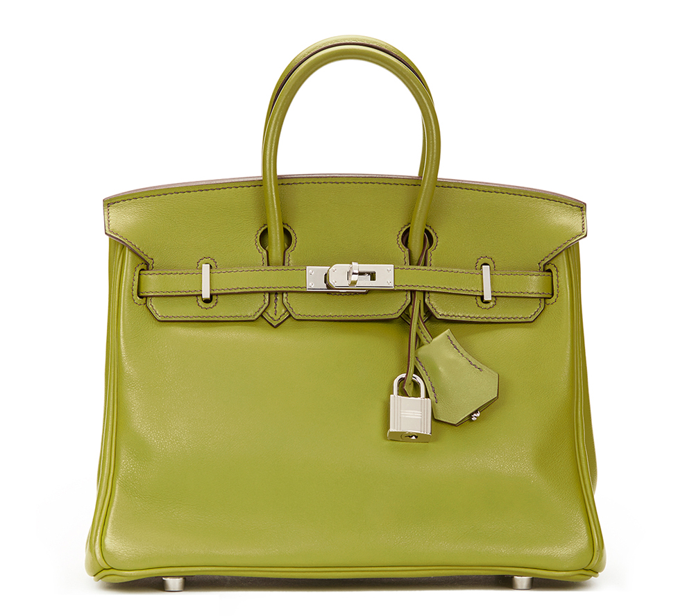 Vert Anis Swift Leather Birkin 25cm