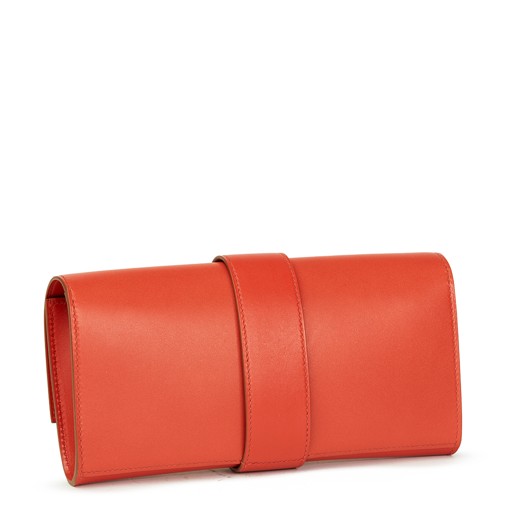 Sanguine Tadelakt Leather Medor 23 Clutch - Image 8 of 9