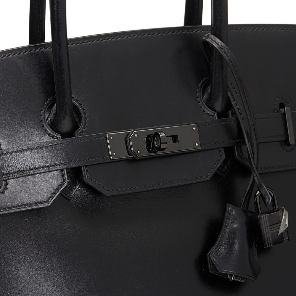 Black Box Calf Leather SO Black Birkin 35cm - Image 2 of 12