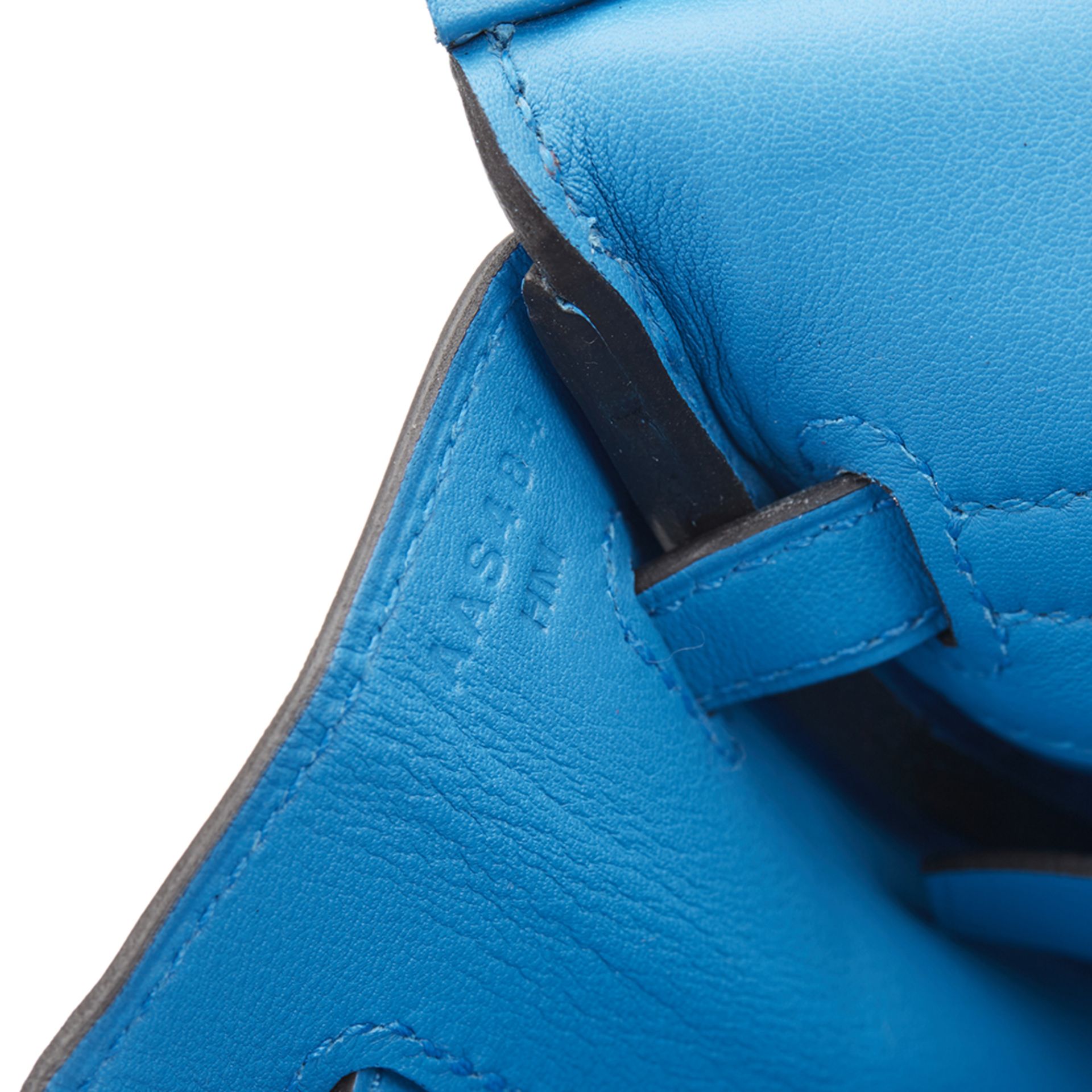 Blue Zanzibar Swift Leather Birkin 25cm - Image 10 of 10