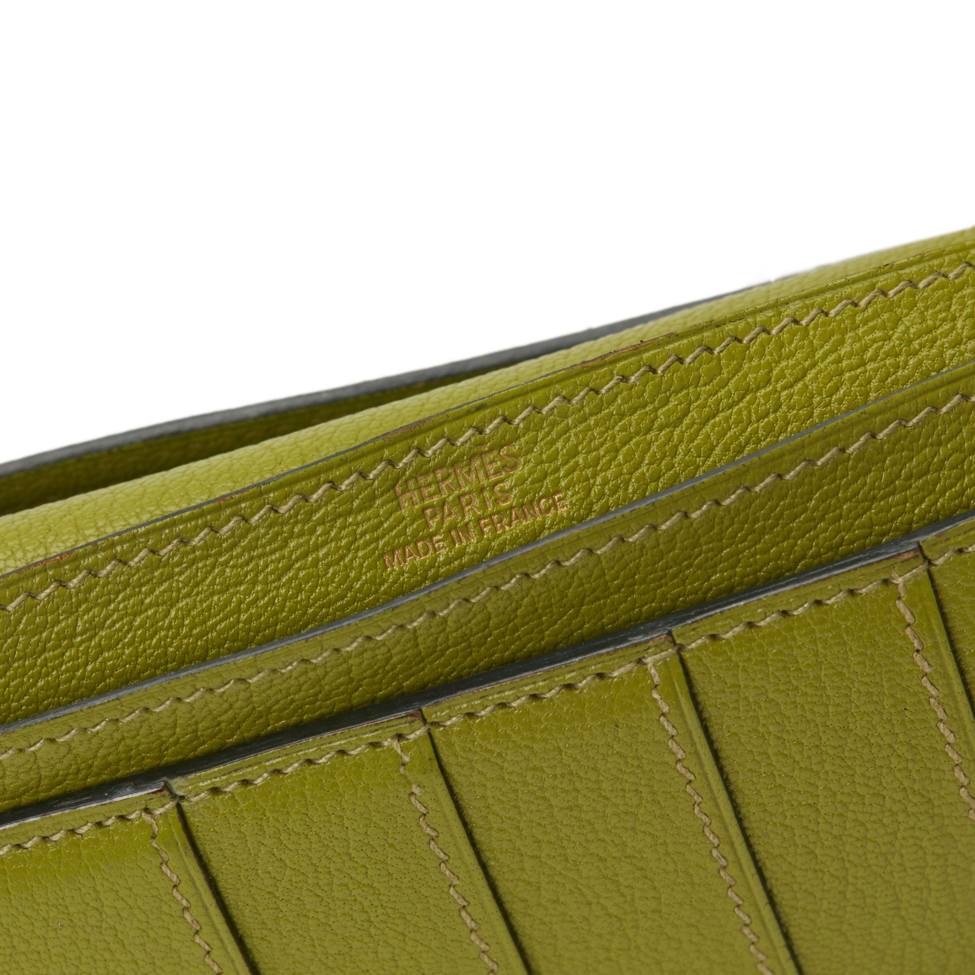 Vert Anis Chevre Mysore Leather Bearn Wallet - Image 3 of 16