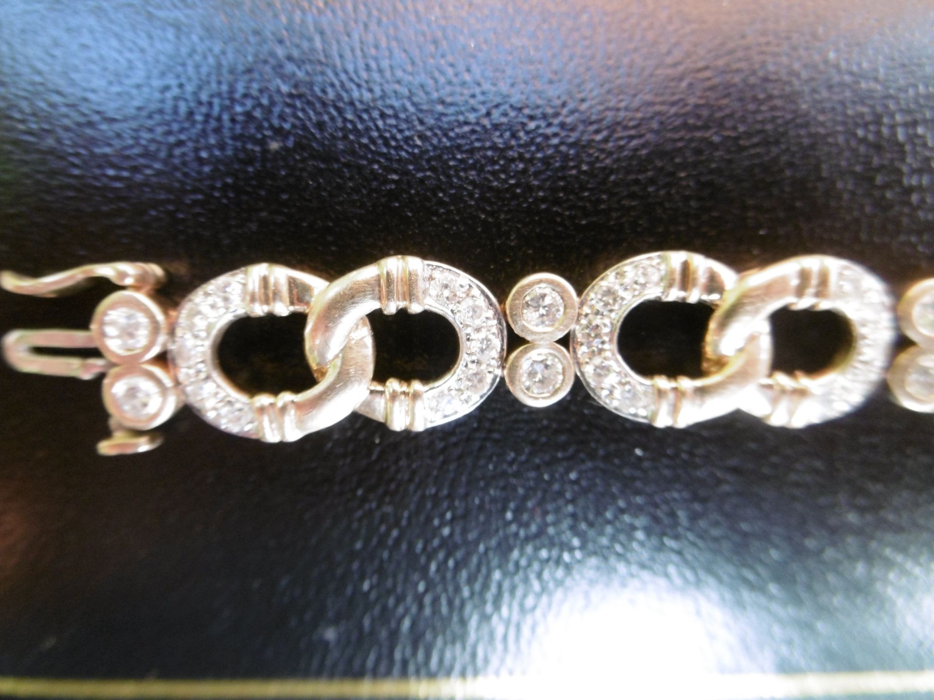 Chanel style Diamond set bracelet - Image 2 of 3