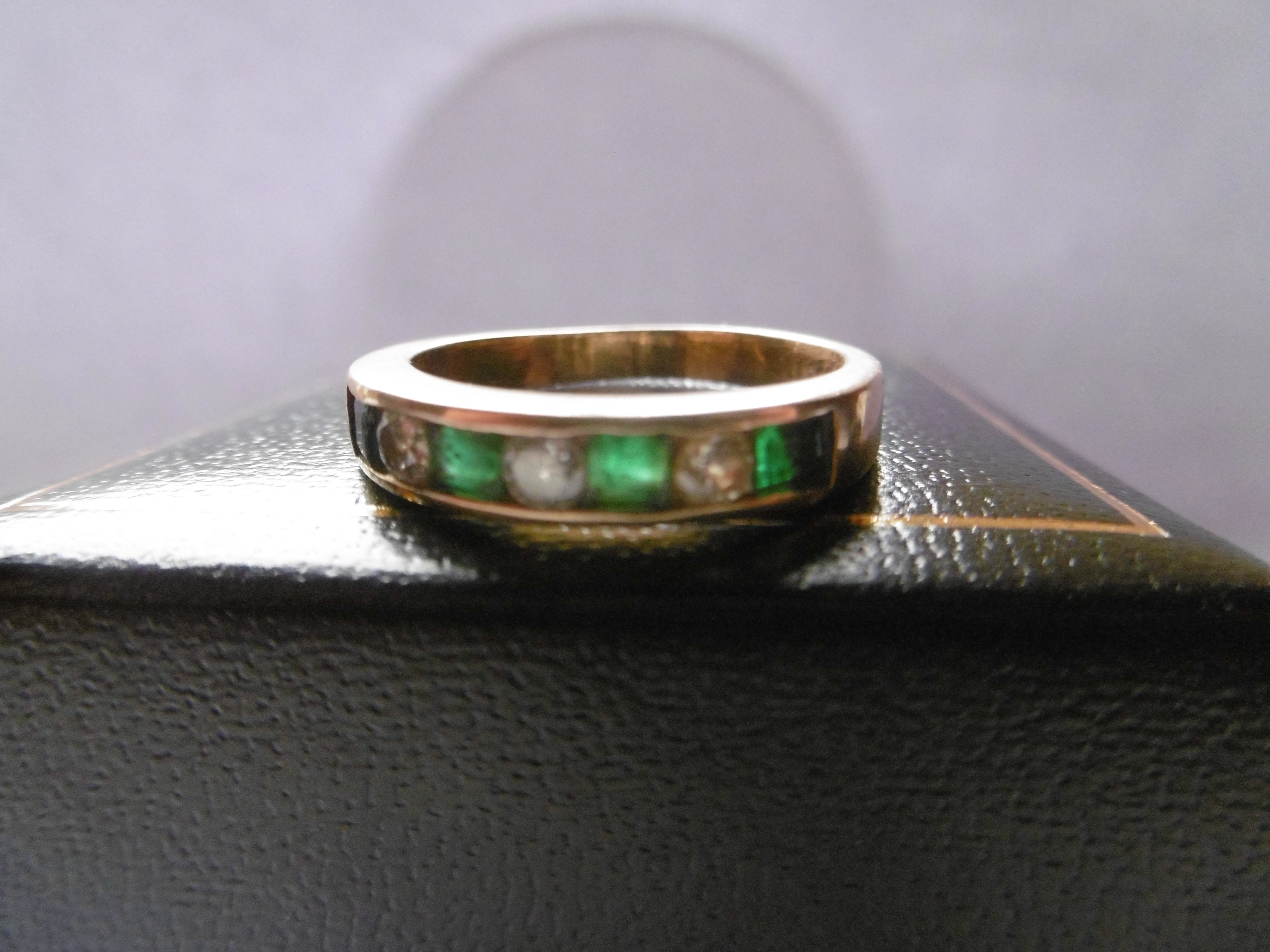 Emerald and Diamond ring - Bild 2 aus 3